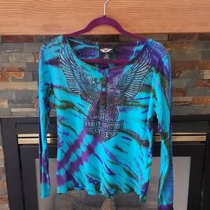Tie dye Harley Shirt